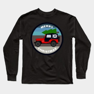 [JEEP] Driving Home for Christmas Long Sleeve T-Shirt